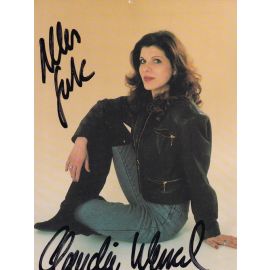 Autogramm Schauspieler | Claudia WENZEL | 1990er (Portrait Color)