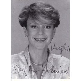 Autogramm Schauspieler | Dagmar HESSENLAND | 1990er (Portrait SW)