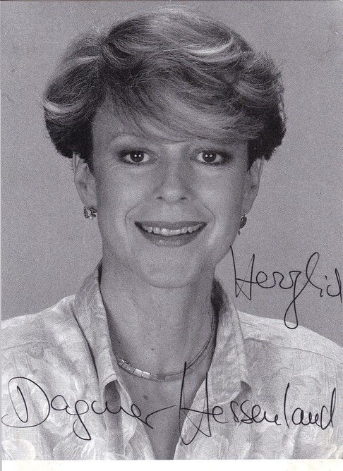 Autogramm Schauspieler | Dagmar HESSENLAND | 1990er (Portrait SW)