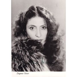 Autogramm Schauspieler | Dagmar NEUER | 1980er (Portrait SW)
