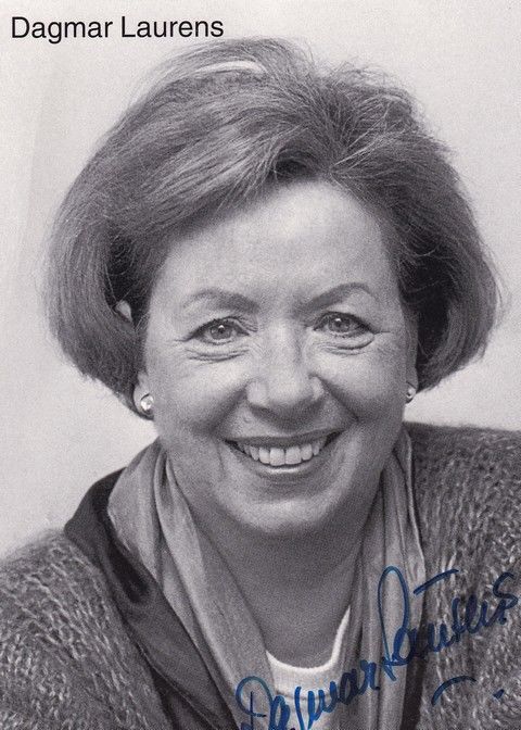 Autogramm Schauspieler | Dagmar LAURENS | 2000er (Portrait SW Rüdel)