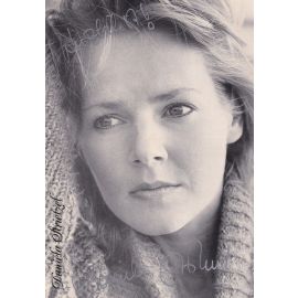 Autogramm Schauspieler | Daniela STRIETZEL | 1990er (Portrait SW) Guldener