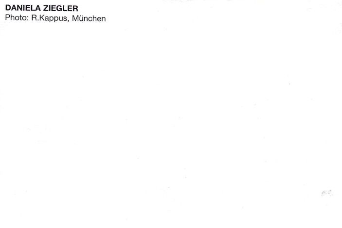 Autogramm Schauspieler | Daniela ZIEGLER | 2000er (Portrait Color) Kappus