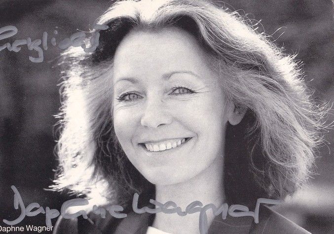 Autogramm Schauspieler | Daphne WAGNER | 1990er (Portrait SW Rüdel) Zemann