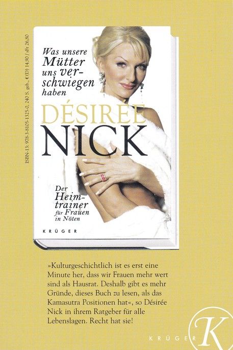 Autogramm Kabarett | Desiree NICK | 2010er (Portrait Color) Krüger 2