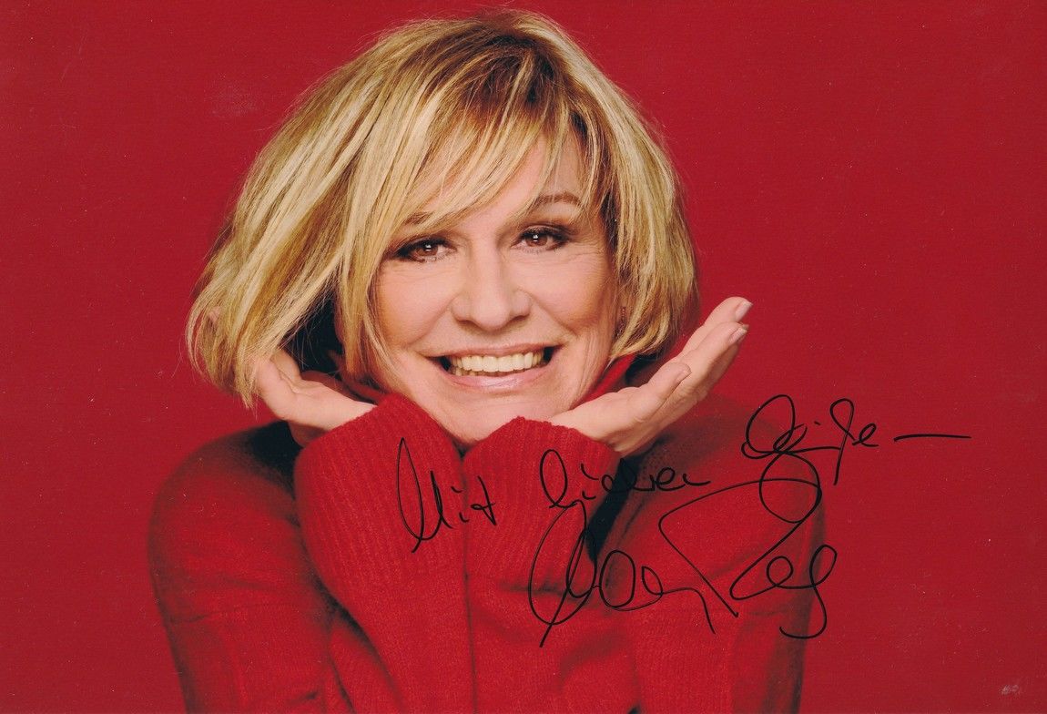 Autogramm Schlager | Mary ROOS | 2000er Foto (Portrait Color XL)
