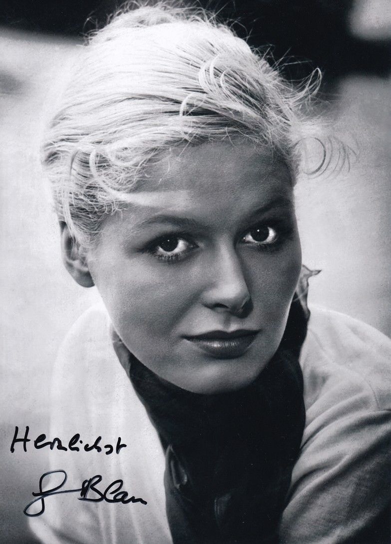 Autogramm Schauspieler | Gudula BLAU | 1960er Foto (Portrait SW XL)