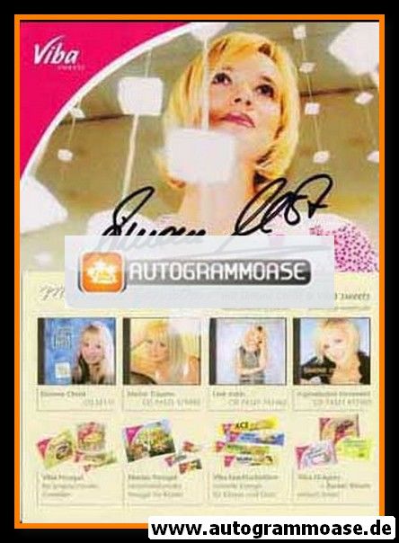Autogramm Schlager | Simone CHRIST | 2000er (Portrait Color) VIBA