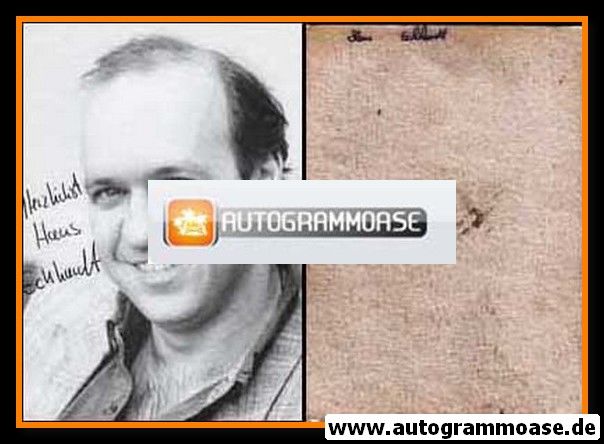 Autogramm Schauspieler | Hans ECKHARDT | 1990er (Portrait SW)