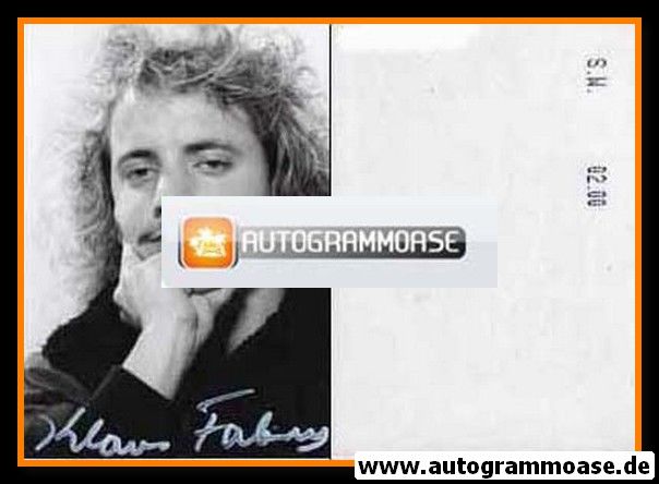 Autogramm Schauspieler | Klaus FABRY | 1990er Foto (Portrait SW)