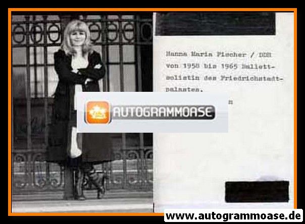 Autogramm Klassik | Hanna Maria FISCHER | 1960er (Portrait SW)