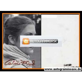 Autogramm Theater | Catrin FLICK | 1990er (Portrait SW Foto)