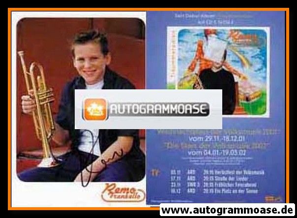 Autogramm Instrumental (Trompete) | Remo FRANKELLO | 2001 "Traummelodien" (EMI)
