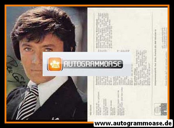 Autogramm Schlager | Rex GILDO | 1976 "Küsse Von Dir" (Portrait Color Ariola)