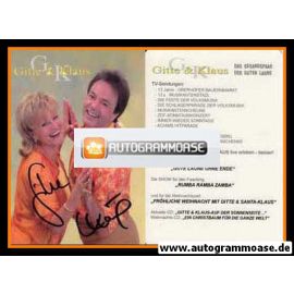 Autogramme Volksmusik | GITTE & KLAUS | 2002 "Gute Laune ohne Ende"