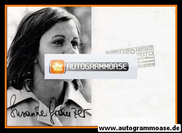 Autogramm Schauspieler | Susanne GRANZER | 1980er (Portrait SW) 2