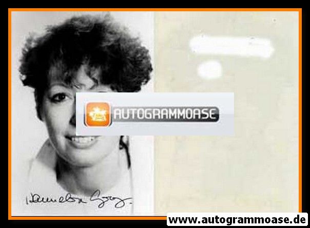Autogramm Schauspieler | Hannelore GRAY | 1980er Foto (Portrait SW)