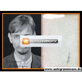 Autogramm Schauspieler | Wolfgang GRINDEMANN | 1990er (Portrait SW)
