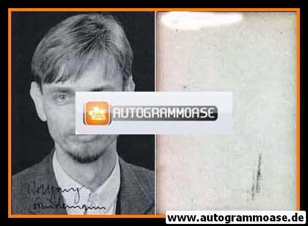Autogramm Schauspieler | Wolfgang GRINDEMANN | 1990er (Portrait SW)