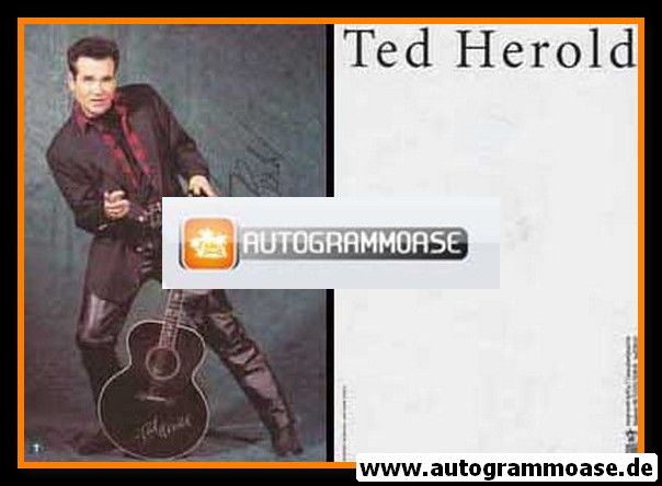 Autogramm Schlager | Ted HEROLD | 1980er (Portrait Color) Franz