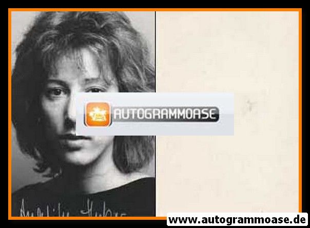 Autogramm Schauspieler | Angelika HUBER | 1990er Foto (Portrait SW)