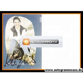 Autogramm Schauspieler | Katerina JACOB | 1990er (Portrait Color mit Hund)