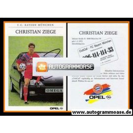 Autogramm Fussball | FC Bayern M&uuml;nchen | 1991 | Christian ZIEGE