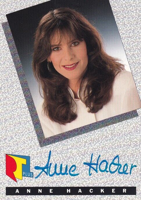 Autogramm TV | RTL | Anne HACKER | 1990er (Portrait Color)