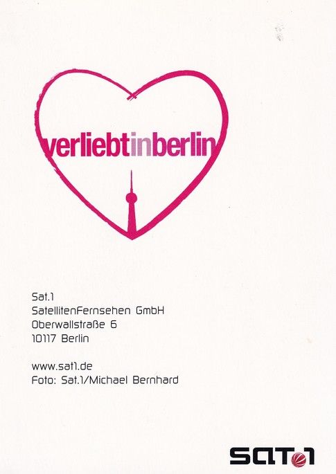 Autogramm TV | SAT1 | Alexandra NELDEL | 2000er "Verliebt In Berlin" Bernhard