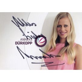 Autogramm TV | SAT1 | Anneke DÜRKOPP | 2010er (Portrait Color) Reinkens