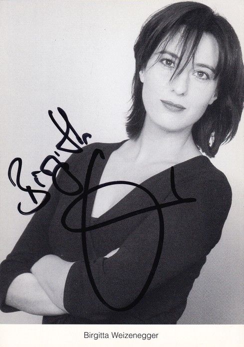 Autogramm TV | ARD | Birgitta WEIZENEGGER | 2000er "Lindenstrasse" (Reinhardt)