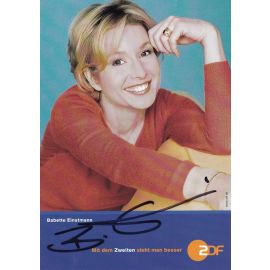 Autogramm TV | ZDF | Babette EINSTMANN | 2010er (Portrait Color) Pritschet