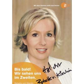 Autogramm TV | ZDF | Babette VON KIENLIN | 2010er (Portrait Color) Sauerbrei