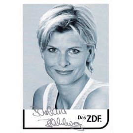Autogramm TV | ZDF | Barbara HAHLWEG | 2010er (Portrait SW) Sauerbrei