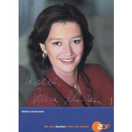 Autogramm TV | ZDF | Bettina SCHAUSTEN | 2010er (Portrait Color) Sauerbrei