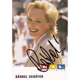Autogramm TV | RTL | Bärbel SCHÄFER | 1990er (Portrait Color) Roloff