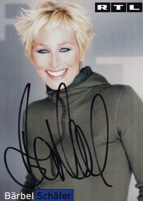 Autogramm TV | RTL | Bärbel SCHÄFER | 2000er (Portrait Color) Bauendahl