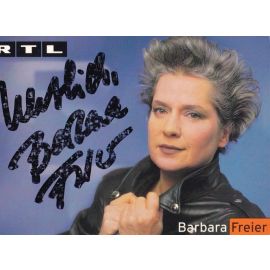 Autogramm TV | RTL | Barbara FREIER | 2000er "Hinter Gittern" (Portrait Color Erhard)
