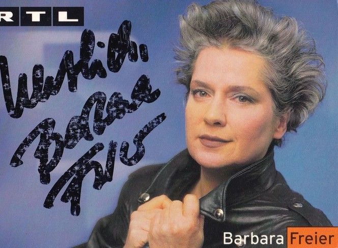Autogramm TV | RTL | Barbara FREIER | 2000er "Hinter Gittern" (Portrait Color Erhard)