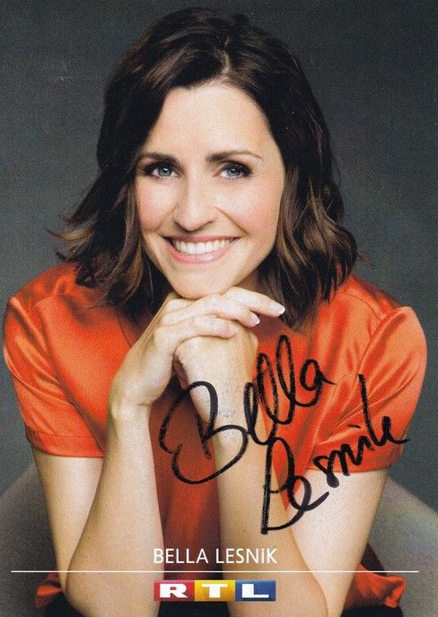 Autogramm TV | RTL | Bella LESNIK | 2010er (Portrait Color) Engels