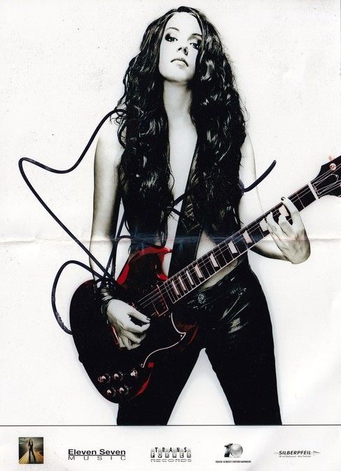Autogramm Pop (Norwegen) | Marion RAVEN | 2000er Foto (Portrait SW XL) _
