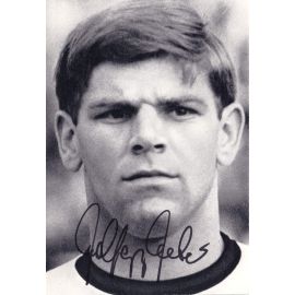 Autogramm Fussball | DFB | 1966 WM | Wolfgang WEBER (Portrait SW XL) Finale