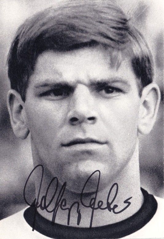 Autogramm Fussball | DFB | 1966 WM | Wolfgang WEBER (Portrait SW XL) Finale