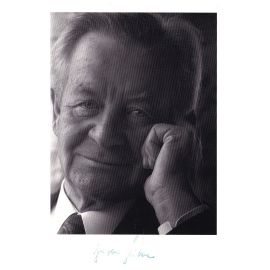 Autogramm Literatur | Gustav LÜBBE | 1980er (Portrait SW XL) Müller