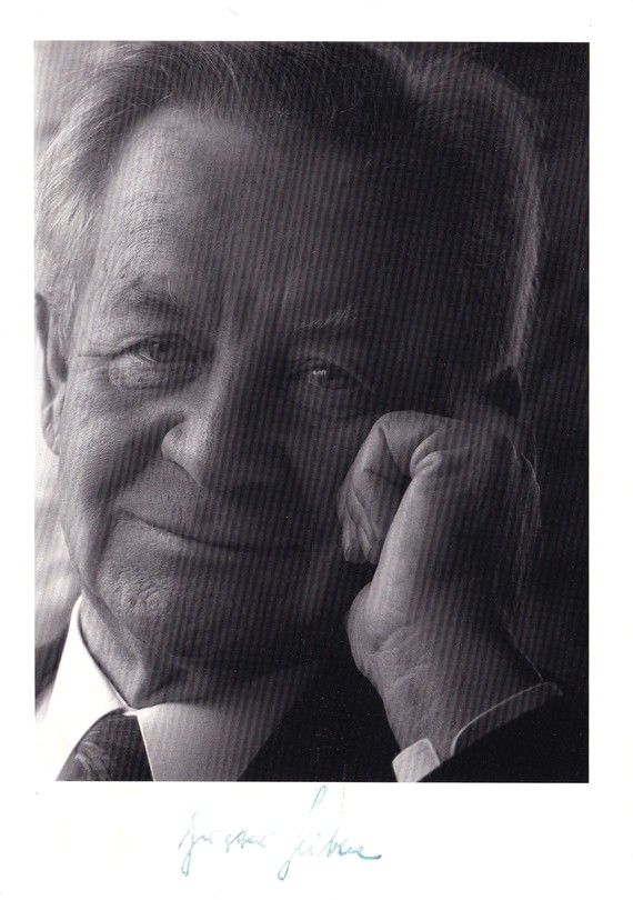 Autogramm Literatur | Gustav LÜBBE | 1980er (Portrait SW XL) Müller