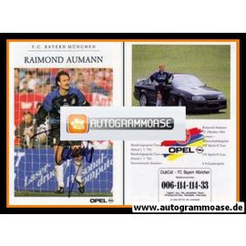 Autogramm Fussball | FC Bayern M&uuml;nchen | 1992 | Raimond AUMANN 