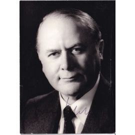 Autogramm Politik | CDU | Erwin SCHLEBERGER | 1980er Foto (Portrait SW XL)