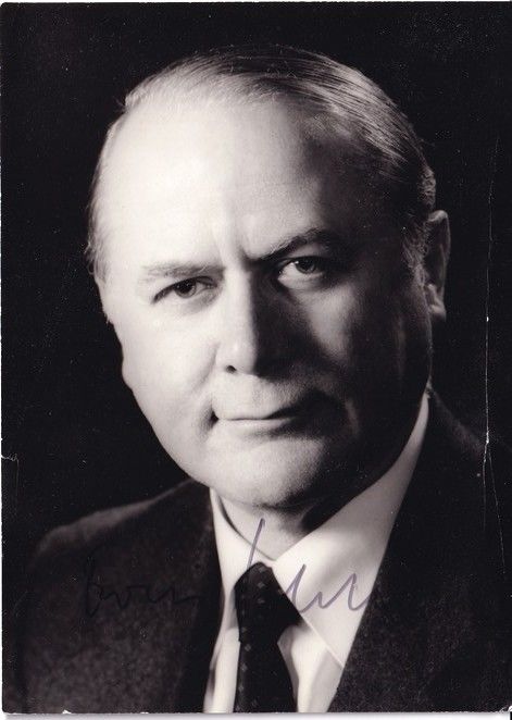 Autogramm Politik | CDU | Erwin SCHLEBERGER | 1980er Foto (Portrait SW XL)