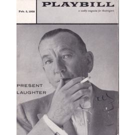 Autogramm Film (USA) | UNBEKANNT | 1958 (Playbill Magazine)