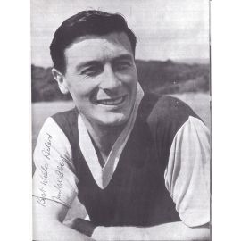 Autogramm Fussball | Nordirland | 1950er | Jimmy McILROY (Portrait SW XL)